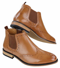 Meeste sussid Brogue saapad