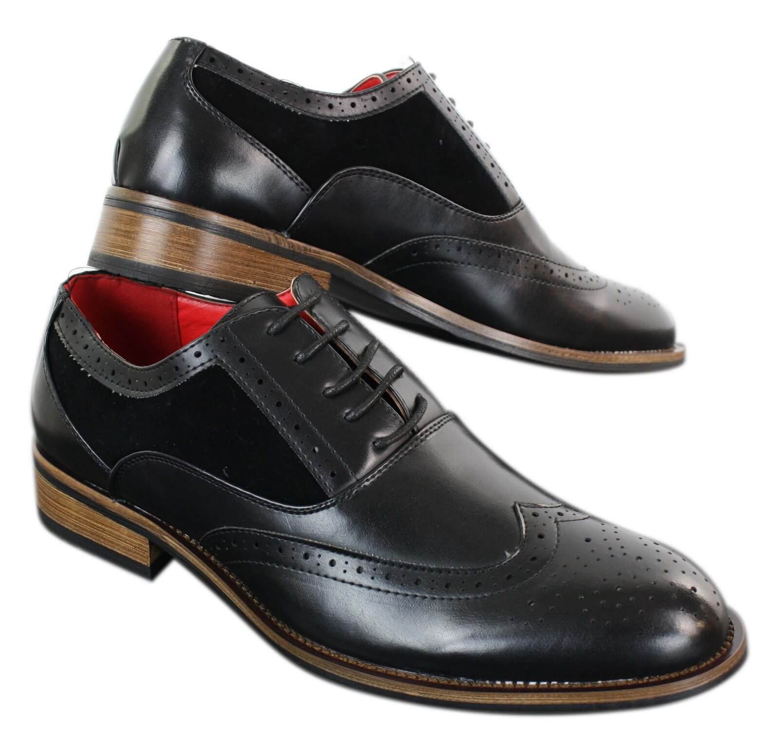 Meeste mustad brogue-kingad