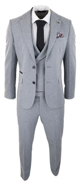 Meeste villane kolmeosaline hall ülikond, kaherealine vest, pulmapidu, vintage 1920ndad