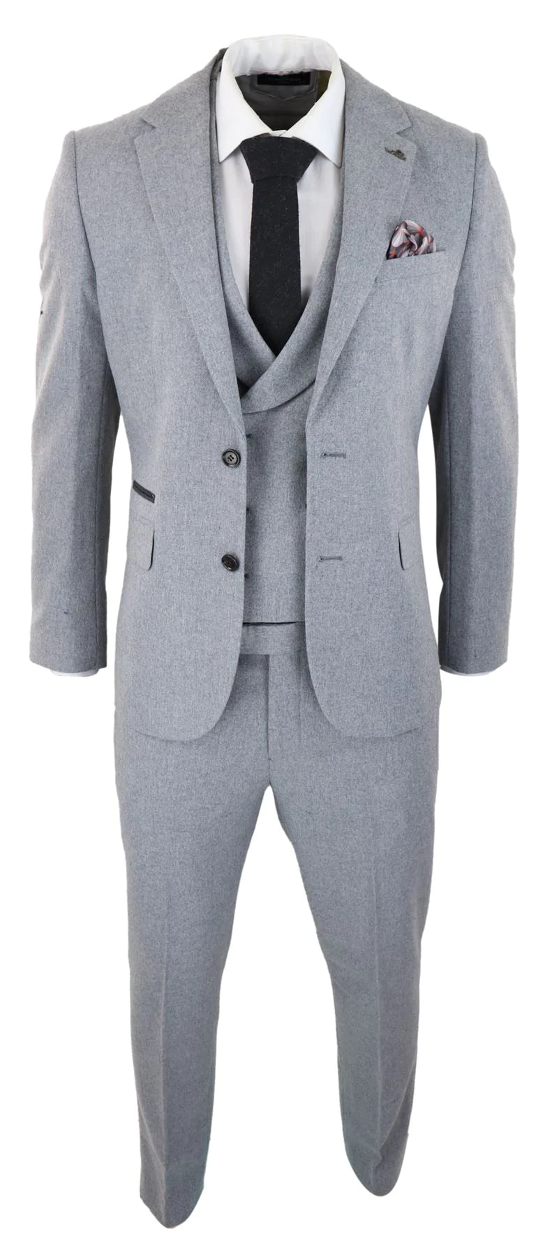 Meeste villane kolmeosaline hall ülikond, kaherealine vest, pulmapidu, vintage 1920ndad