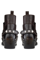 Meeste päris nahast kauboisaapad ketiga