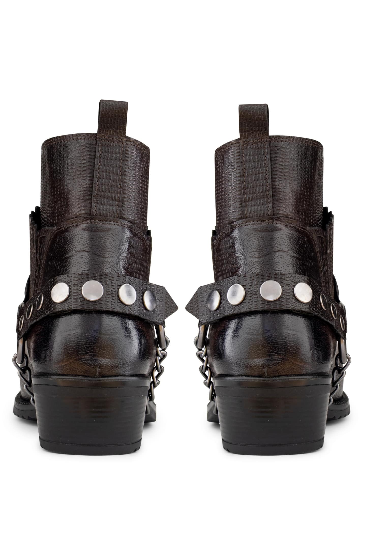 Meeste päris nahast kauboisaapad ketiga