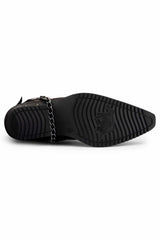 Meeste päris nahast kauboisaapad ketiga