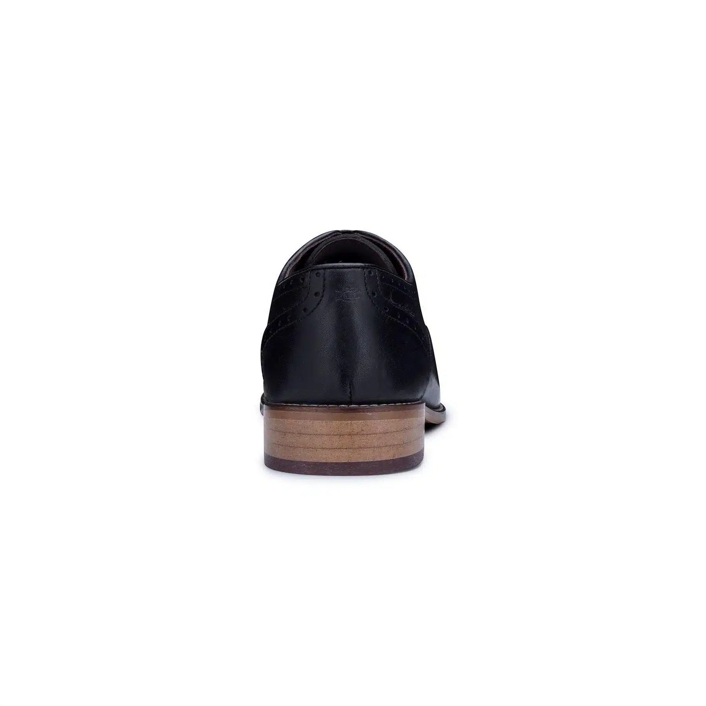 Meeste päris nahast klassikalised mustad paeltega brogue-kingad, elegantsed ja pidulikud nahast vintage-kingad