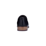 Meeste päris nahast klassikalised mustad paeltega brogue-kingad, elegantsed ja pidulikud nahast vintage-kingad