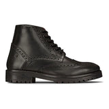 Meeste päris nahast paeltega platvormsaapad, brogue stiilis, punkrokk, must, tan