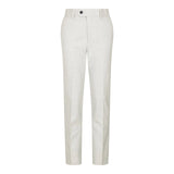 Poiste kolmeosaline kreemikas tviidülikond pulmapeole ruuduline rätsepatööna valminud elegantne pidulik ülikond