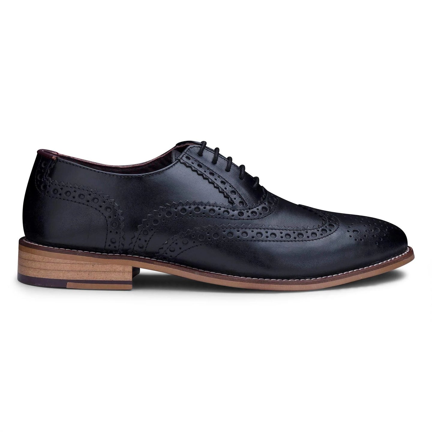 Meeste päris nahast vintage kingad, brogue-nahast, 1920ndate seemisnahast tviidist ja paeltega kingad, elegantsed ja pidulikud