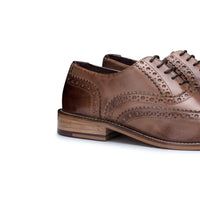Meeste päris nahast vintage kingad, brogue-nahast, 1920ndate seemisnahast tviidist ja paeltega kingad, elegantsed ja pidulikud