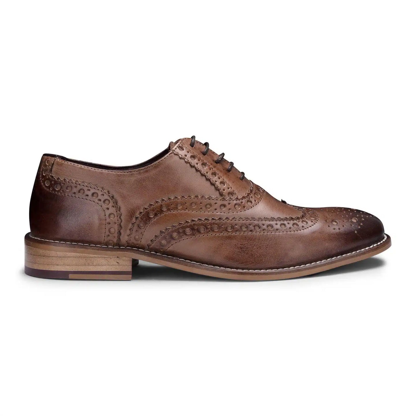 Meeste päris nahast vintage kingad, brogue-nahast, 1920ndate seemisnahast tviidist ja paeltega kingad, elegantsed ja pidulikud