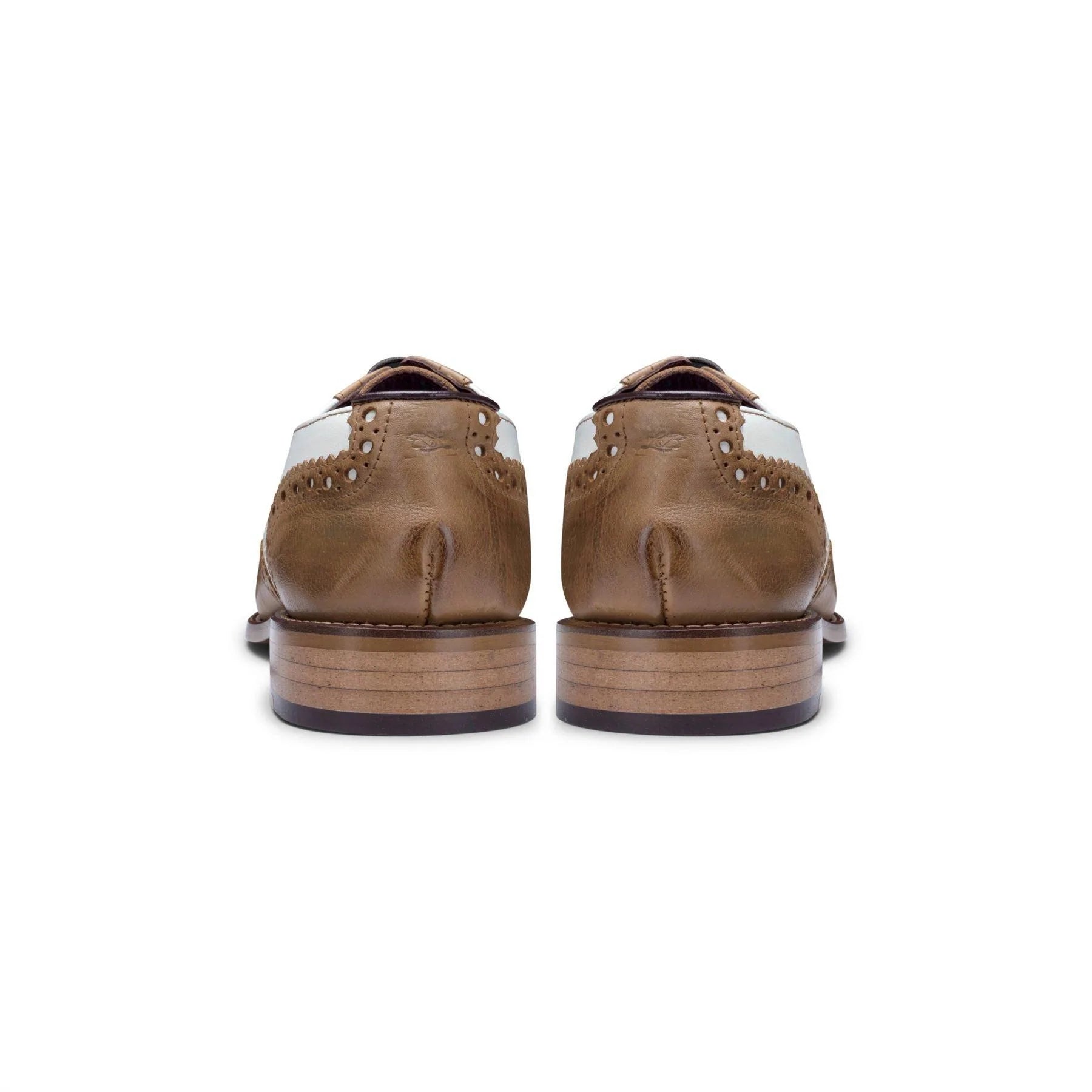Meeste päris nahast vintage kingad, brogue-nahast, 1920ndate seemisnahast tviidist ja paeltega kingad, elegantsed ja pidulikud