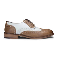 Meeste päris nahast vintage kingad, brogue-nahast, 1920ndate seemisnahast tviidist ja paeltega kingad, elegantsed ja pidulikud
