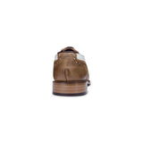 Meeste päris nahast vintage kingad, brogue-nahast, 1920ndate seemisnahast tviidist ja paeltega kingad, elegantsed ja pidulikud