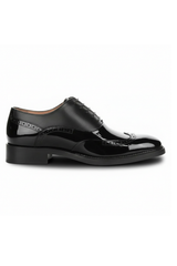 Harry - meeste mustad lakknahast brogue-kingad