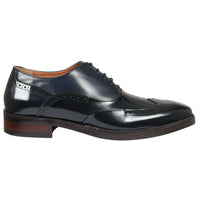 Harry - Meeste tumesinised lakknahast brogue-kingad