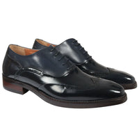 Harry - Meeste tumesinised lakknahast brogue-kingad