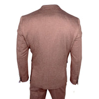 Nathan meeste pruun kolmeosaline kitsas ülikond