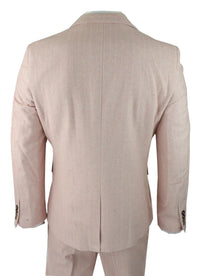 Meeste kalasabamustriga tviidülikond roosapunane retro vintage lühikeste ja pikkade varrukatega