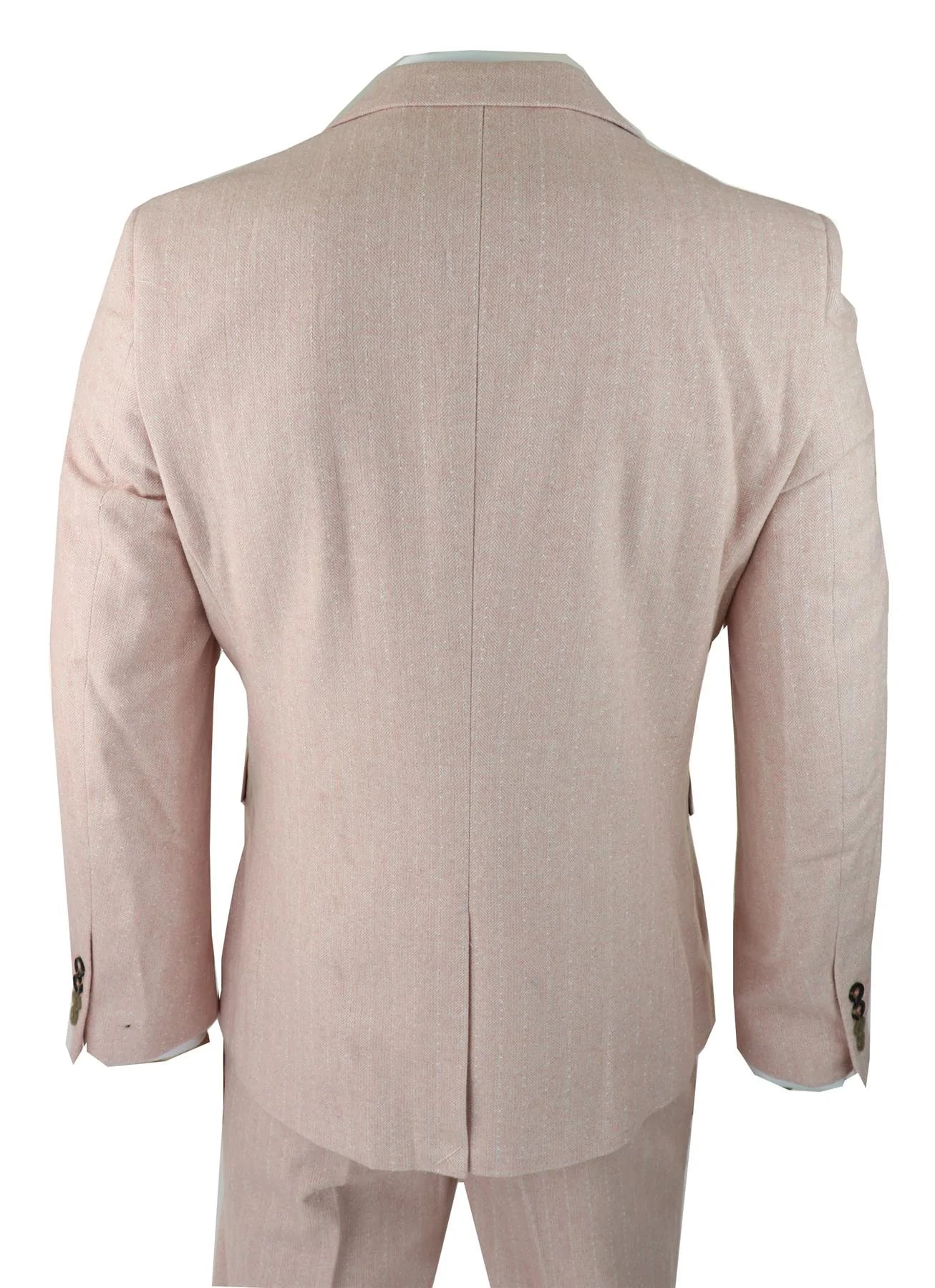 Meeste kalasabamustriga tviidülikond roosapunane retro vintage lühikeste ja pikkade varrukatega