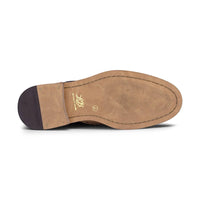 Meeste päris nahast vintage kingad, brogue-nahast, 1920ndate seemisnahast tviidist ja paeltega kingad, elegantsed ja pidulikud