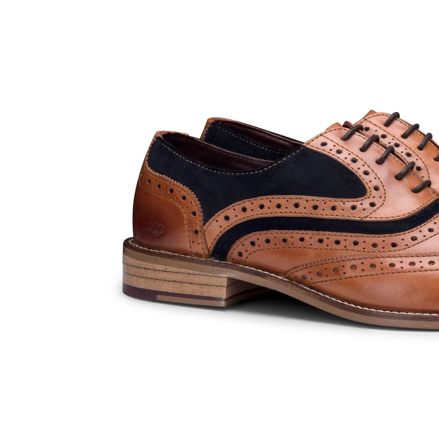 Meeste päris nahast vintage kingad, brogue-nahast, 1920ndate seemisnahast tviidist ja paeltega kingad, elegantsed ja pidulikud