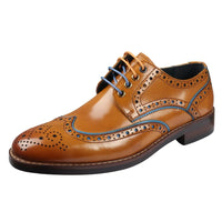 Simon - meeste pruunid brogue-nahast kingad