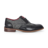 Albert - meeste mustad tviidnahast brogue-kingad
