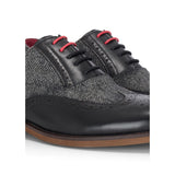 Albert - meeste mustad tviidnahast brogue-kingad