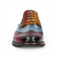 Antonin 01 - meeste mustad burgundiapunased nahast Oxfordi kingad