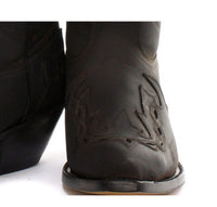 Meeste kauboi saapad, teravatipulised, mustad ja pruunid, Grindersi saapad, Arizona, pärisnahast, lääne-kuuba saapad