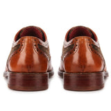 Arlo - meeste pruunid nahast tviidist brogue-kingad