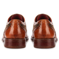 Arlo - meeste pruunid nahast tviidist brogue-kingad