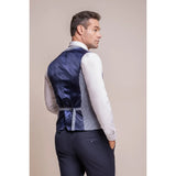 Baresi - meeste helesinine ruuduline vest