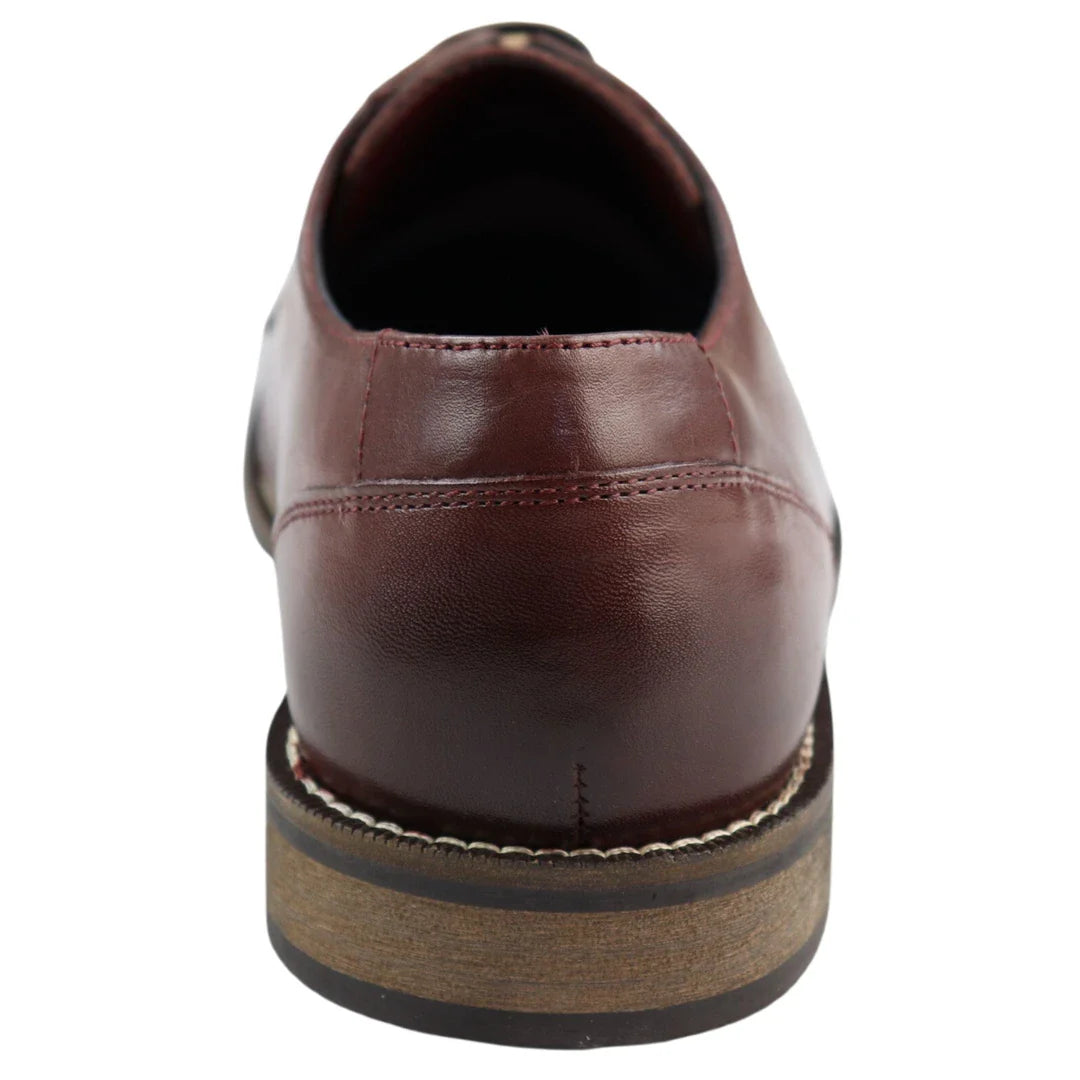 Meeste ehtsast täisnahast mustad õlapaeltega Derby kingad, elegantsed, vabaaja, burgundiavärvi, veinipunane, klassikalised, vintage stiilis