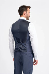 Bond - meeste tumesinine ruuduline vest