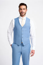 Meeste taevasinine vest Bond