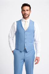 Meeste taevasinine vest Bond