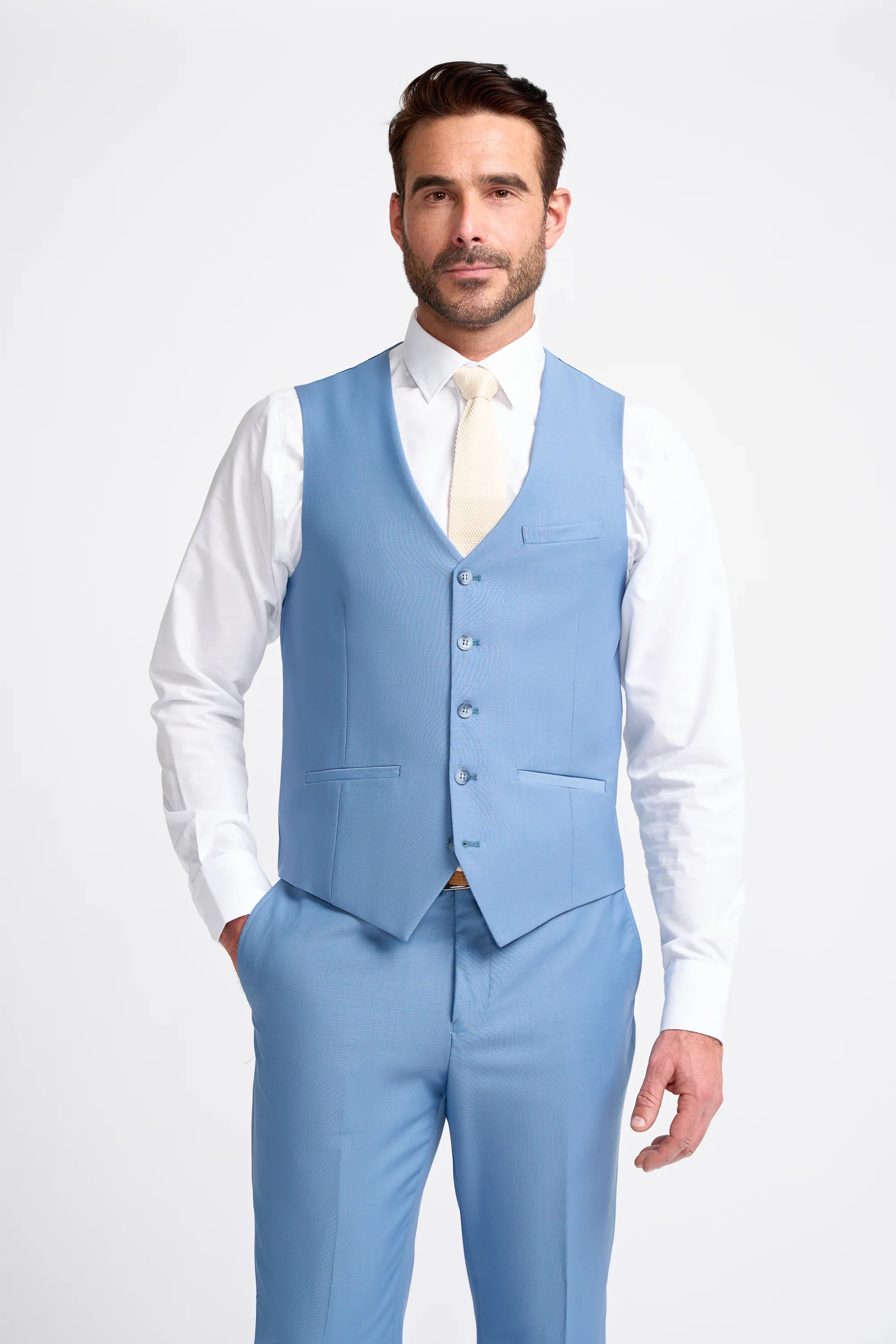 Meeste taevasinine vest Bond