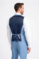 Meeste taevasinine vest Bond