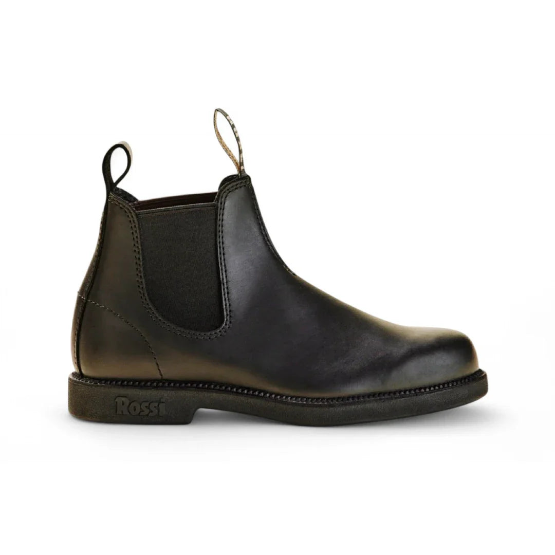 Booma 607 - mustad nahast Chelsea saapad