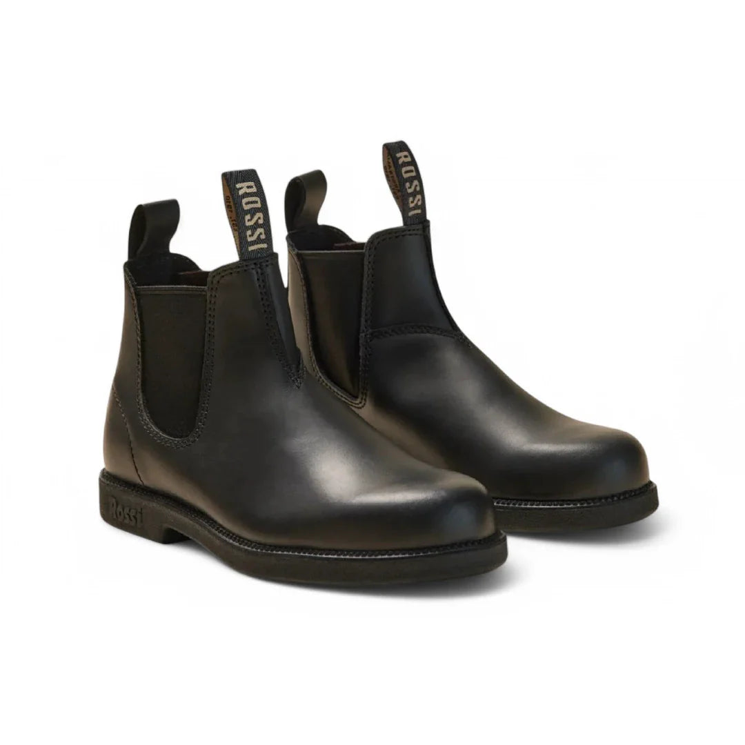 Booma 607 - mustad nahast Chelsea saapad