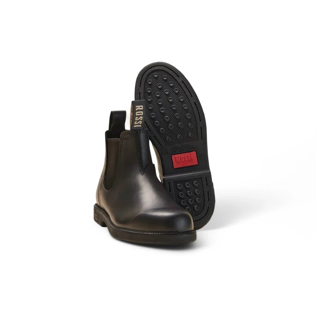 Booma 607 - mustad nahast Chelsea saapad