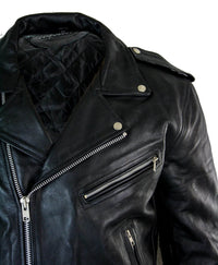 Ehtne nahk Brando Hide meeste lehmanahast originaalne risti lukuga Brando Biker mootorratturi meeste jope