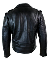 Ehtne nahk Brando Hide meeste lehmanahast originaalne risti lukuga Brando Biker mootorratturi meeste jope