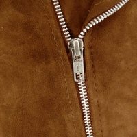 Meeste ehtsast nahast vintage risti lukuga Brando seemisnahast jakk - kameelhall