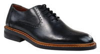 Meeste brogue Oxfordi kingad, helepruunid, mustad paeltega nahast, Goodyeari vöödega