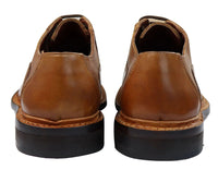 Meeste brogue Oxfordi kingad, helepruunid, mustad paeltega nahast, Goodyeari vöödega