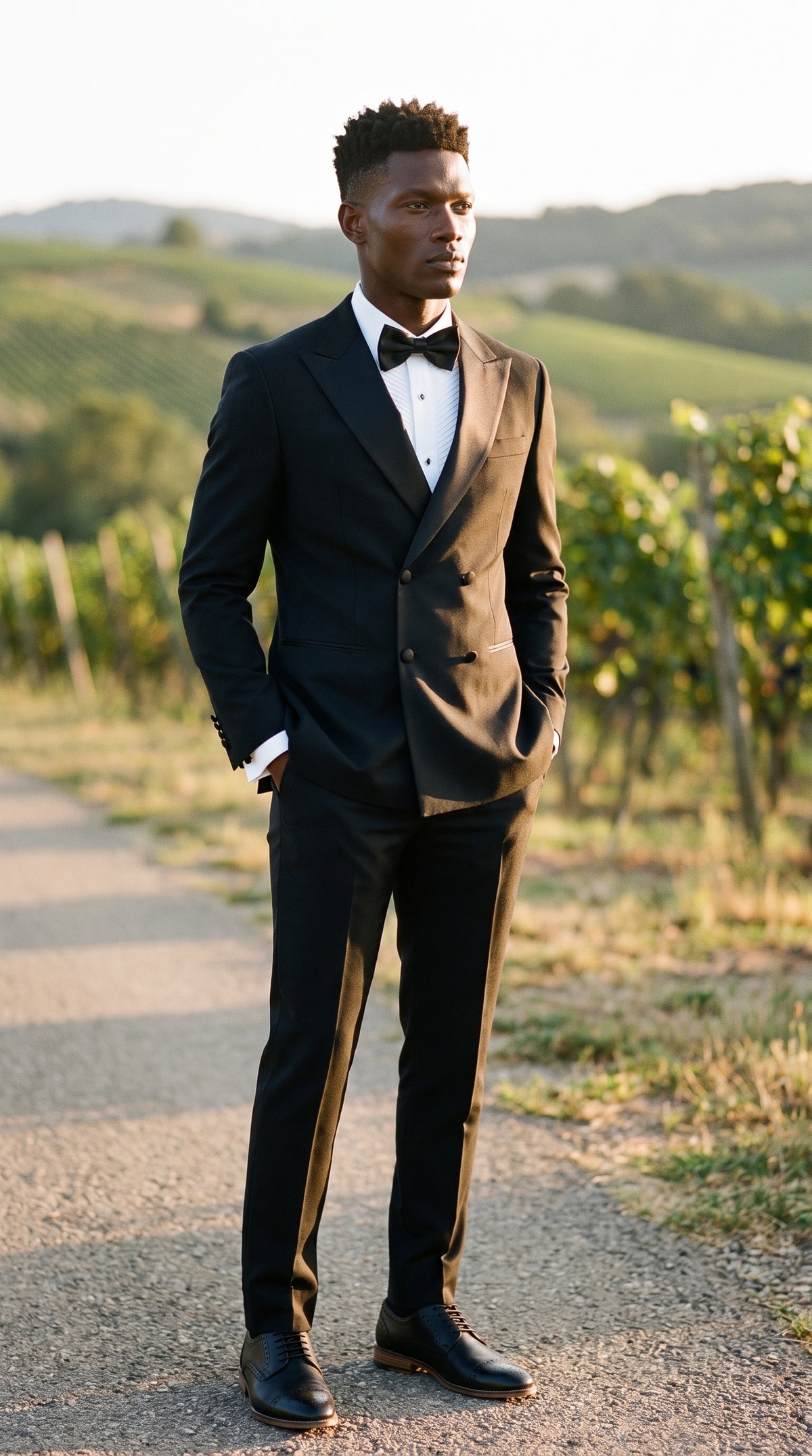 Look #801 styled with Aspen - meeste must kaheosaline kaherealine smokinguülikond