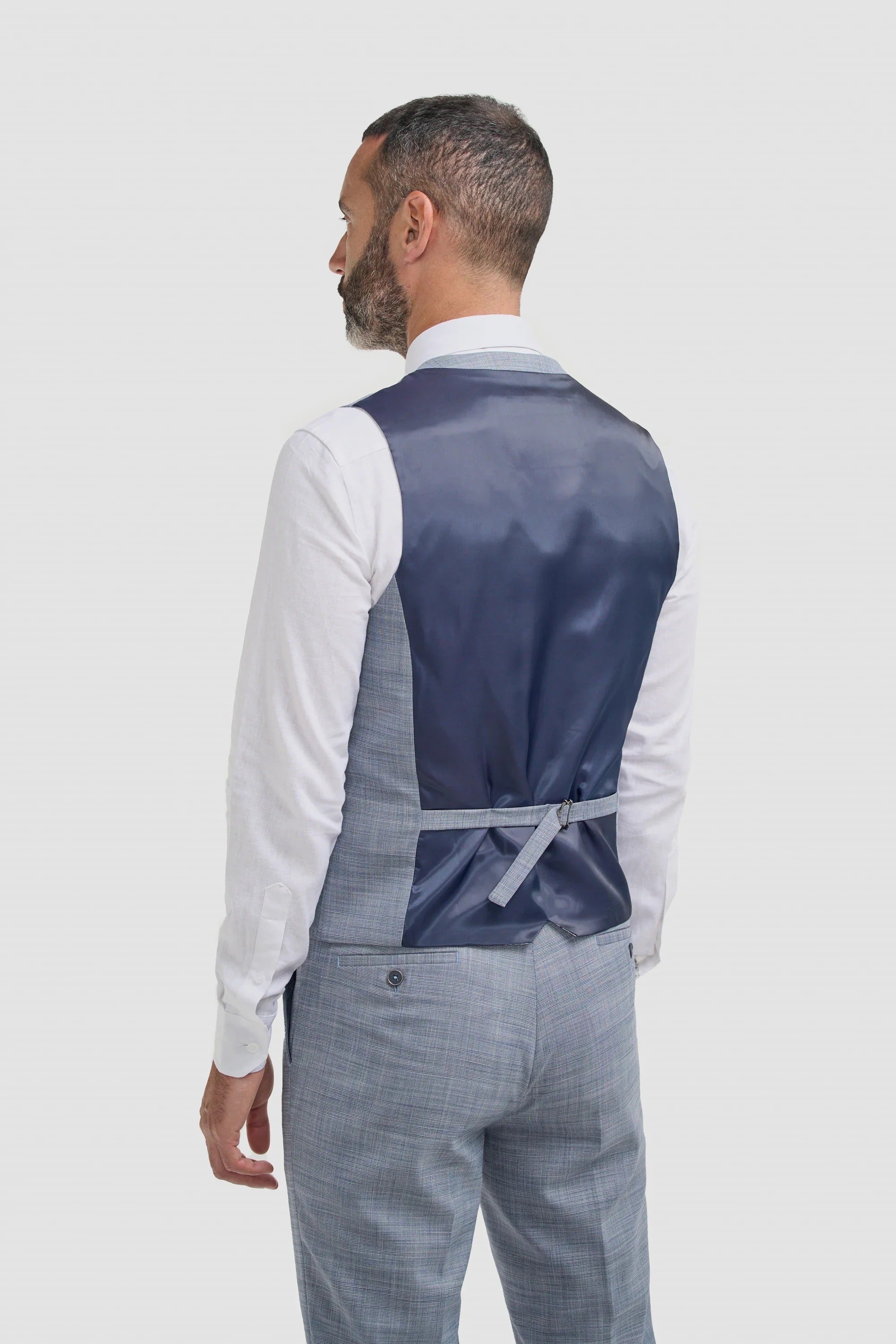 Camden - meeste sinine ruuduline vest
