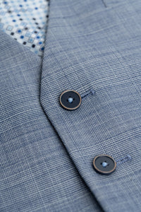 Camden - meeste sinine ruuduline vest